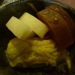 はし本 - 再訪：お漬物もきちんとしています