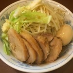 らーめん 陸 - 豚増し 玉子 野菜