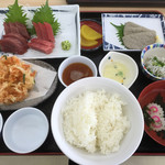 小川港魚河岸食堂 - 駿河定食1500円