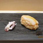 鮨 なかや - アオリイカのゲソと身