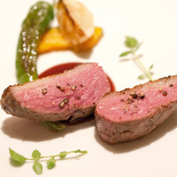 ポンテ デル ピアット - 青森産鴨肉のロースト　オレンジ風味のポルト酒のソース　肉質もソースも素晴らしかったです。