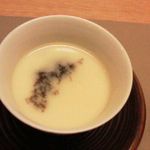 日本料理 蘭 - もずくの茶碗蒸し