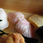 八郎鮨 - 2016.3追加　今日の金目鯛は抜群！舌の上で溶けてしまった