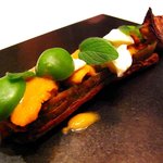 カンテサンス - トマトとウニのタルトレット