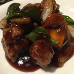 香膳 - 鎮江香酢(黒酢)の酢豚