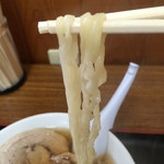 麺屋　高田 - 良い感じの縮れ具合