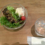 月島カフェ - サラダ美味し