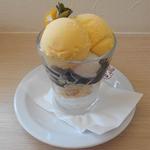 カフェ 茶華 - 和風パフェ：和風パフェ「さつまいも」