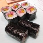 鮨 いし黒 - とろたくに干瓢巻 H28.2