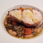 アンティカ オステリア バーチョ - 鱈のグリル・リボリータ