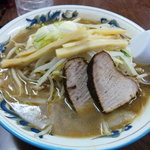ラーメン専門 つるや - 正油野菜