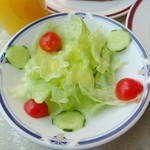 ダイニングカー　寝台特急　カシオペア - 洋朝食(サラダ)