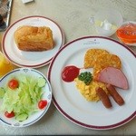 ダイニングカー　寝台特急　カシオペア - 洋朝食