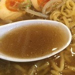 さっぽろ純連 - スープアップ。醤油ではありません。塩ラーメンです。