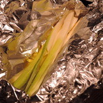 日がさ雨がさ - マコモダケのホイル焼き