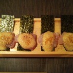 熊の焼鳥106 - 先付け　雲丹ムネ