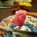 熊の焼鳥106 - 鶏刺し１２種盛　ずりとろ リフト