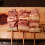 熊の焼鳥106 - 焼物　ももねぎ