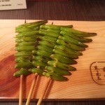 熊の焼鳥106 - 焼物　金針菜