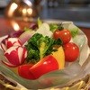 竹林庵みずの - 料理写真:サラダの野菜はすべて自家栽培でフレッシュ。