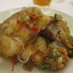 中国料理 藍海 - 天ちゃんSP　ハタのスパイシーソルト炒め