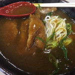 たけふく - カツカレー蕎麦②