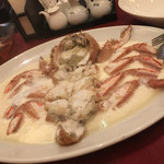 西麻布 真不同 - 毛蟹の卵白蒸し　最高！