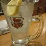 千匹屋 立ち飲み屋 - レモン酎ハイ