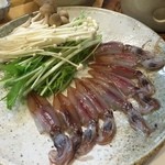 漁火 - ホタルイカのしゃぶしゃぶ