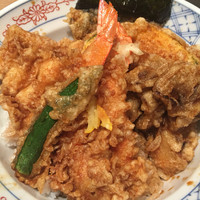 一心 金子 - 江戸の天丼 玉子は別です