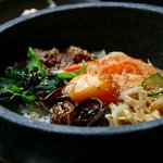 創作茶屋 まきの木 - 石焼ビビンバ2010.8