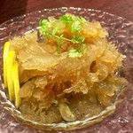 有楽 - 『くらげの酢の物』様（800円）毎回頼んでしまう御仁の選択は変わらないな～ｗ