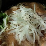 支那そば 無双庵 - 限定麺・無双のドロニボそば880円大盛80円増／28年3月