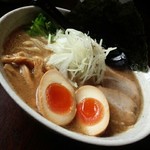 支那そば 無双庵 - 限定麺・無双のドロニボそば880円大盛80円増／28年3月