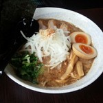 支那そば 無双庵 - 限定麺・燻製鰹のドロそば880円／28年3月