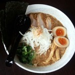 支那そば 無双庵 - 限定麺・燻製鰹のドロそば880円／28年3月