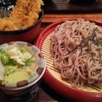 あかね家 - ミニ天丼とざるそば