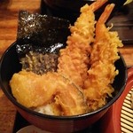 あかね家 - ミニ天丼