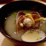 日本橋蛎殻町 すぎた - 大アサリの味噌汁