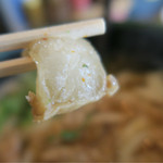 かすうどん えびす - ぷるぷるなかすです