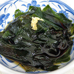 長生うどん - 賄いのワカメを頂いちゃいました。