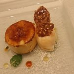 ラッフィナート - 伊予柑のシブースト　オリーブオイルのジェラートとともに...