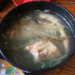 お台所 と金 - 海峡・お刺身ランチ ¥1,000 のお椀