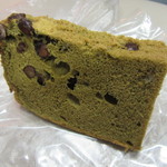 彩 - 狭山茶大納言シフォンケーキ　378円