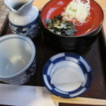 Tsukumo Sobakiri - 薬味とお漬物。