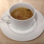 ハンバーグ ウィル - 桜えびとヒメキャベツのスープ