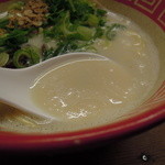九州じゃんがららあめん - 【再訪】ぼんしゃんのスープ