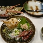 こう屋旅館 - 魚介とかに刺し