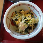 盛岡月が丘食堂 - ハムと菜の花のバター炒め