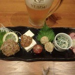 亭久五 - お一人様用五種盛り